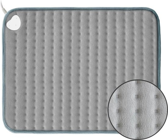 Tomado THP0602G - Elektrisches Heizkissen - 60 x 40 cm - XL-Format - Automatische Abschaltung - Grau