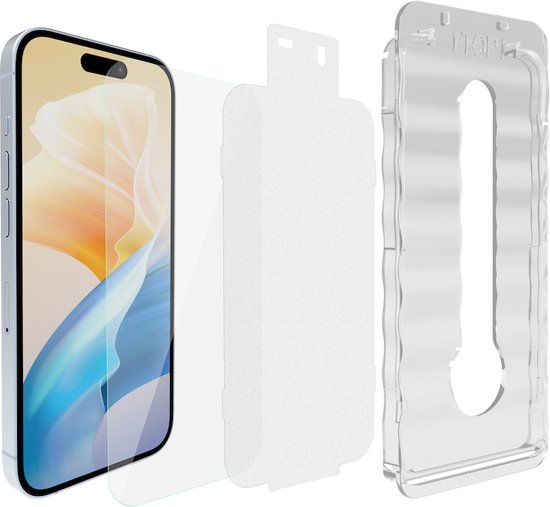 Behello Displayschutzfolie Datenschutz iPhone 16 Pro - Datenschutzglas
