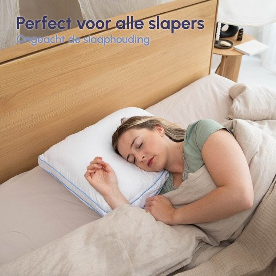 Calmzy Adjustable pillow - Kissen Schlafzimmer - Kissen Nackenschmerzen - Kissen 50x60 - Kissen Seitenschläfer