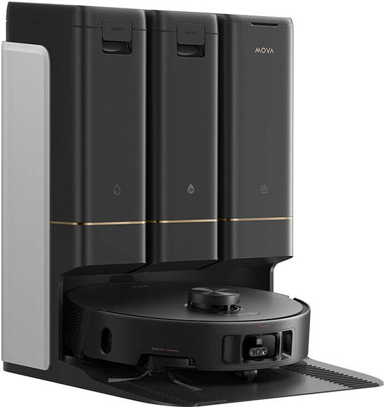 MOVA Z50 Ultra Staubsaugerroboter - Wischfunktion - 19.000 Pa Saugleistung - Selbstreinigungsstation - AI Navigation
