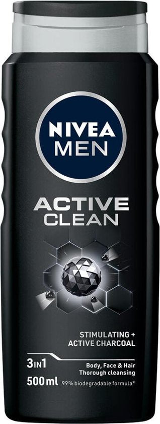 NIVEA Men Duschgel Active Clean - 500 ml