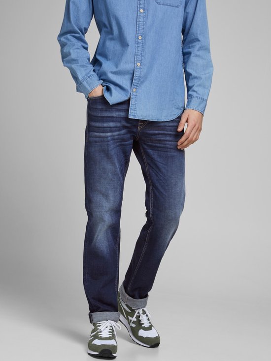 JACK&JONES JJICLARK JJORIGINAL JOS 278 Herren-Slim-Fit-Jeans – Größe 42