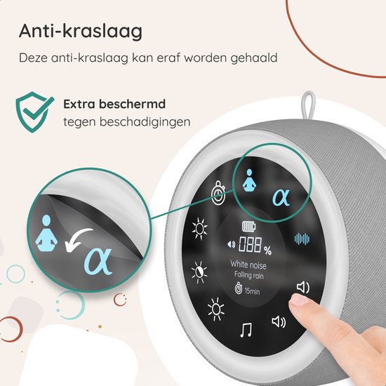 Numsy Touch White Noise Machine Baby - Weißes Rauschen Maschine