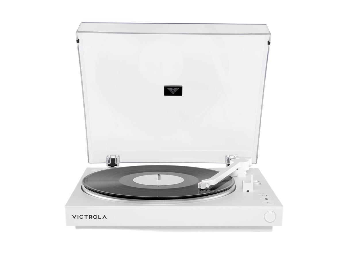 Victrola Automatischer Plattenspieler – Vorverstärker – Bluetooth – Weiß