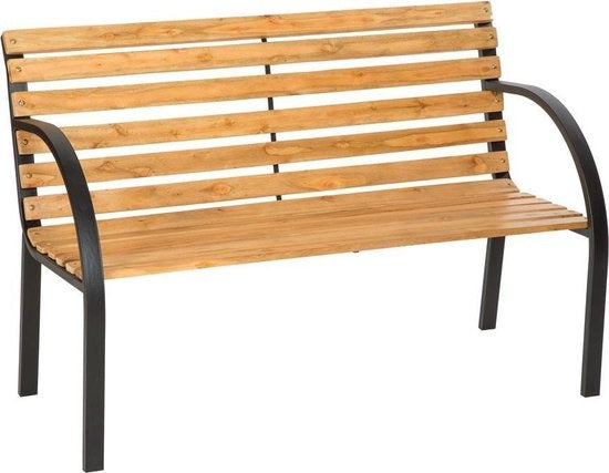 tectake - Gartenbank Bank Holzbank - Kiefer - 119,5 cm lang - 401425