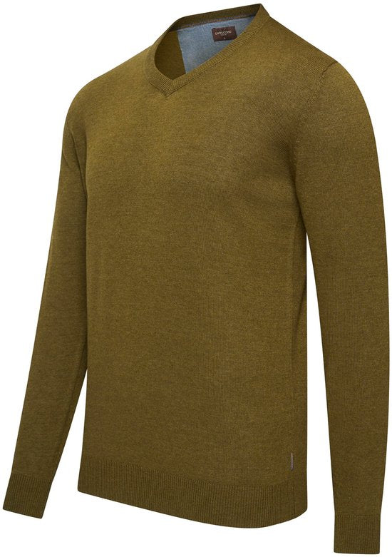 Cappuccino Italia - Herren Pullover Salerno Pullover - Grün - Größe XXL