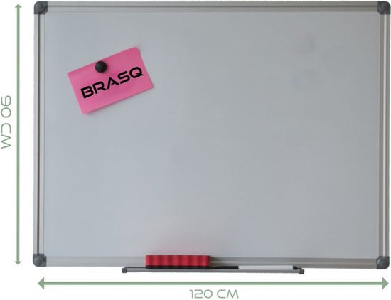 BRASQ Whiteboard 90x120cm