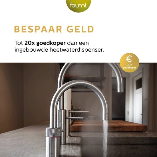 Ocina Heißwasserspender mit Digitalanzeige - Luxus-Wasserkocher - 3 Liter - Schwarz
