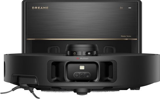 Dreame X40 Master – Staubsaugerroboter mit Wischfunktion – Kompakte, freihändige Ladestation – Innovative Wischtechnologie – Automatische Wasserbefüllung