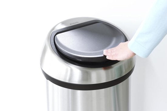 Brabantia Touch Mülleimer - 60 l - Stahl matt