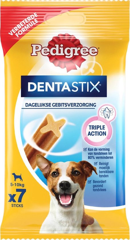 Pedigree Dentastix Mini für Hunde – Zahnpflegender Hundesnack – 7 Stück