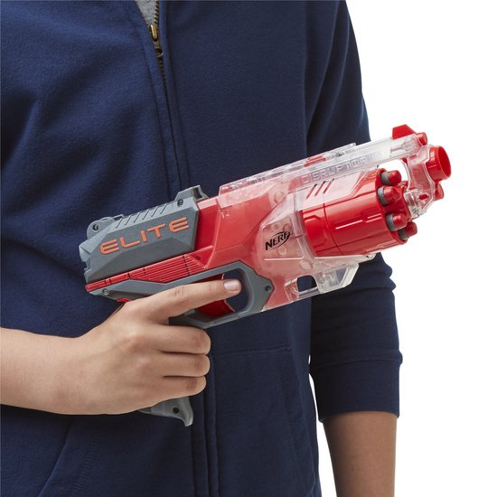 NERF Elite Disruptor – Transparent/Rot