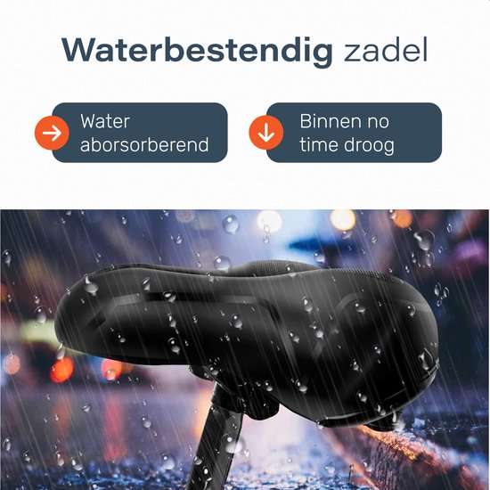 Unisex Fahrradsattel - Ergonomisch - Mit Federung - Fahrradsattel - Gelsattel - Rennrad - Mountainbike - Damen - Sattel - Zubehör - Rocksattel Damen - Fahrradhalter - Sattelschiene - Schwarz - Proskill