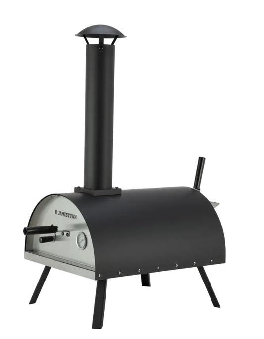 Jamestown Franky Pizzaofen – 83 x 41 x 81 cm – Schwarz