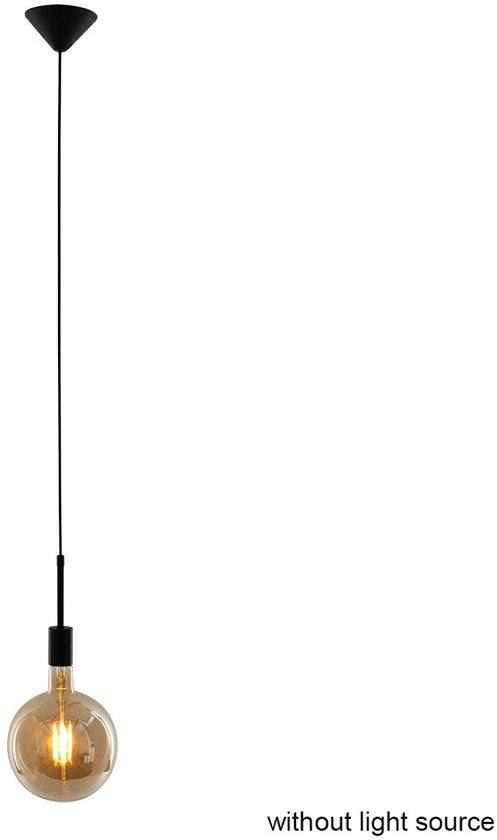 Hängeleuchte Minimalics 2701ZW Schwarz – Höhenverstellbar (42–170 cm) – Kunststoff, Metall – Mexlite