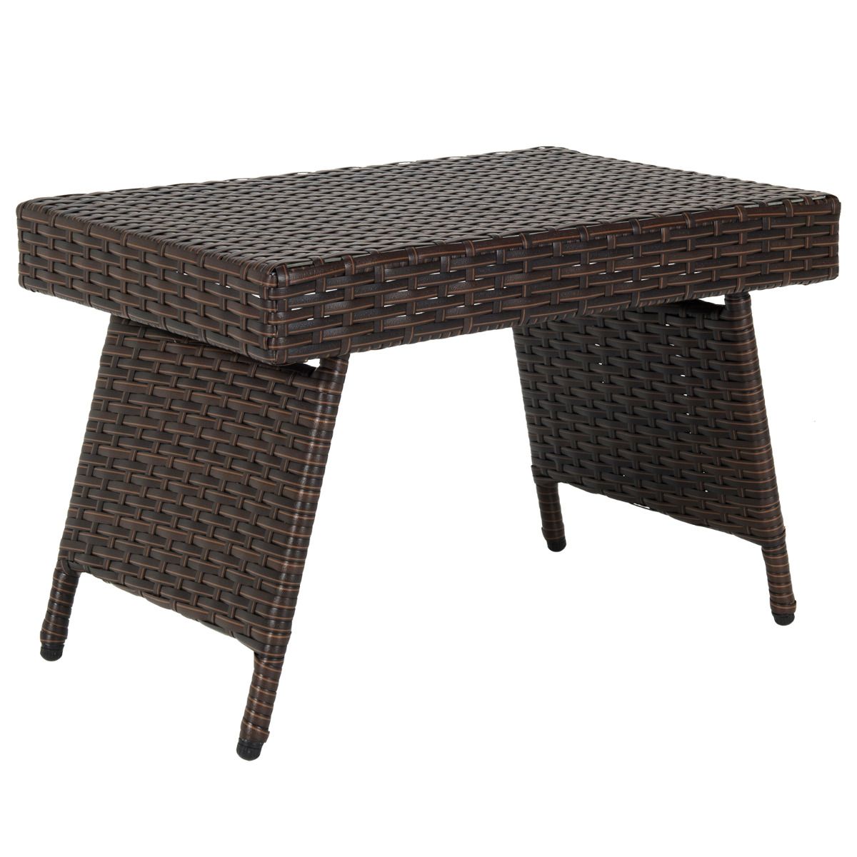 Coast Outdoor Couchtisch - klappbar - 60 x 40 x 40 cm - Braun