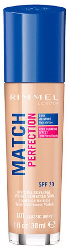 Rimmel Match Perfection Foundation – 101 Classic Ivory