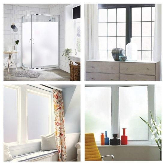Homewell Fensterfolie HR++ 70x300cm - Sonnenschutz & Isolierung - Anti-opak - Selbstklebend - Milchglas