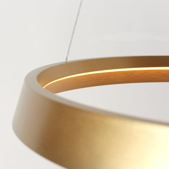 Steinhauer - Pendelleuchte - Ringlux - gold - Metall - Ø 60cm - LED - 3692GO