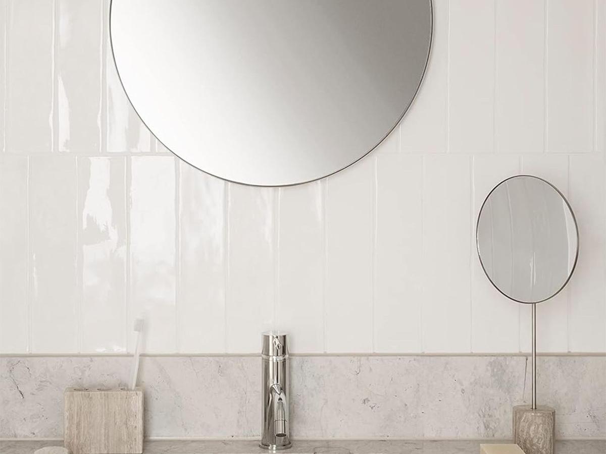 Blomus RIM Wandspiegel – Schwarz – Ø 80 cm – 3 cm tief