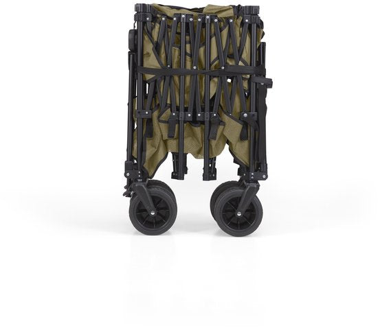 Mr. Fold Bolderkar XXL - faltbar - 600L - 300KG - Grün - geländegängige Räder