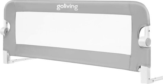 Goliving - Zusammenklappbares Bettgitter - 120 x 45 cm - Grau
