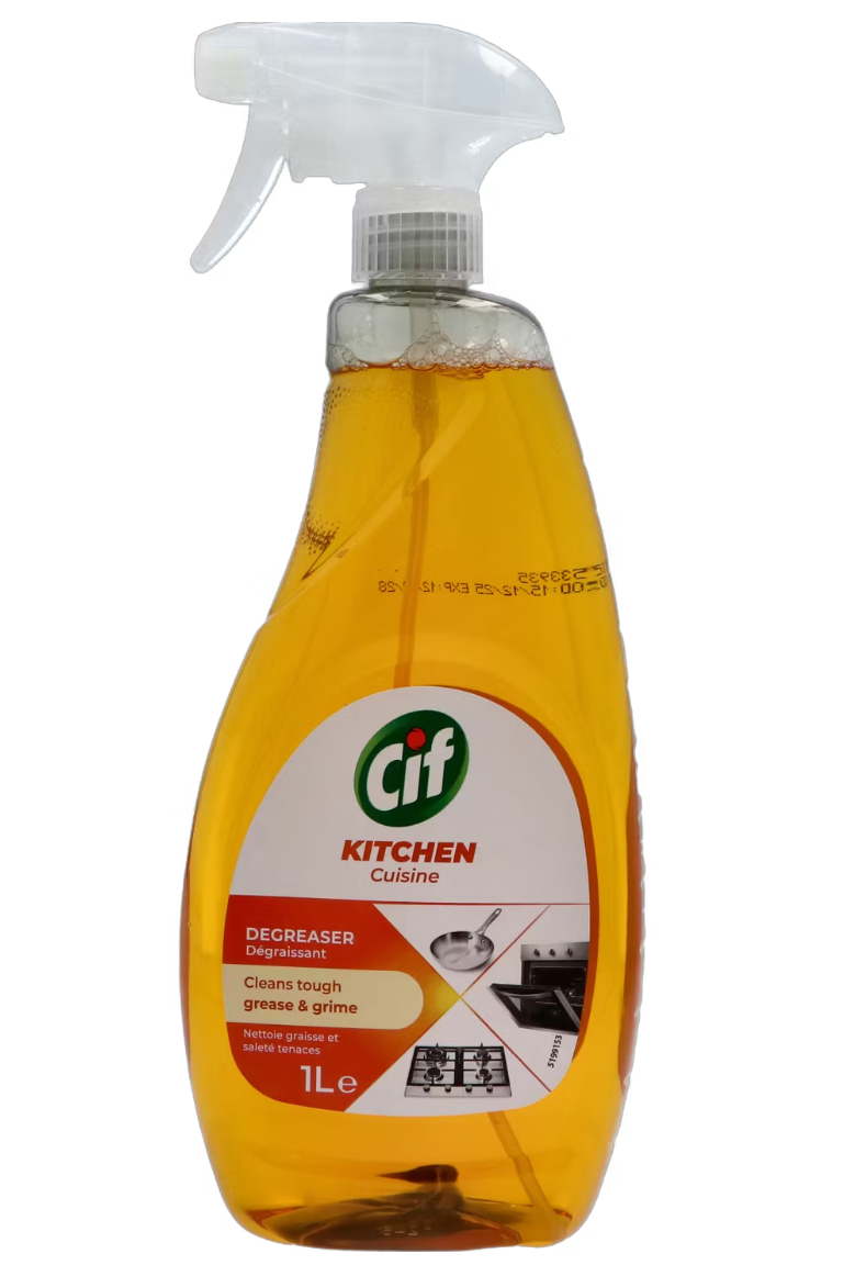 Cif Küchen-Fettentferner-Spray 1 l – 1000 ml – Kraftvoller Fettentferner