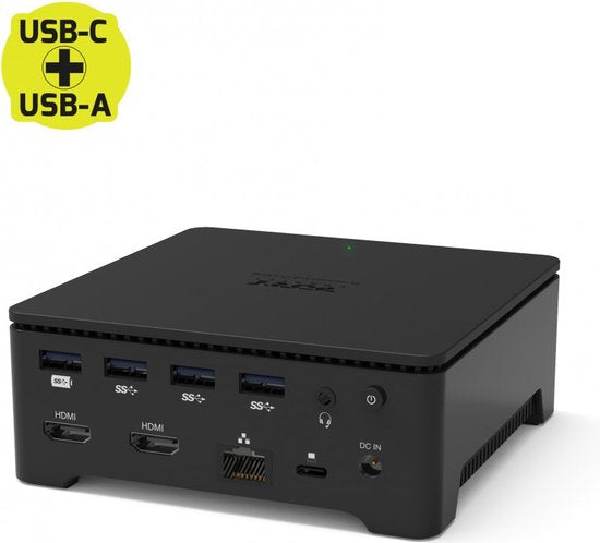 Port Designs 901908-W-EU Notebook-Dock & Port-Replikator Kabelgebundener USB 3.2 Gen 1 (3.1 Gen 1) Typ-A Schwarz