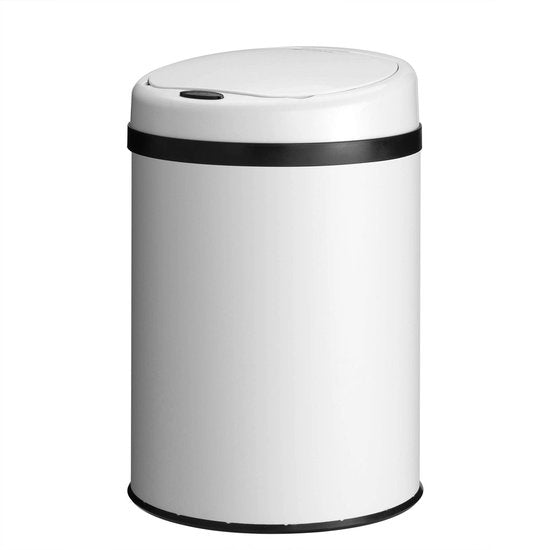 Automatischer Abfallsammler / Abfallsammler / Sensorabfallsammler - 30 Liter - Weiß - Rund