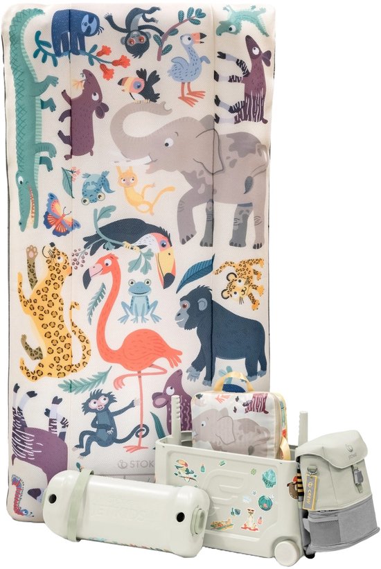Stokke® JetKids™ Cloudsleeper – Reisematratze 150 cm (Animal Family)