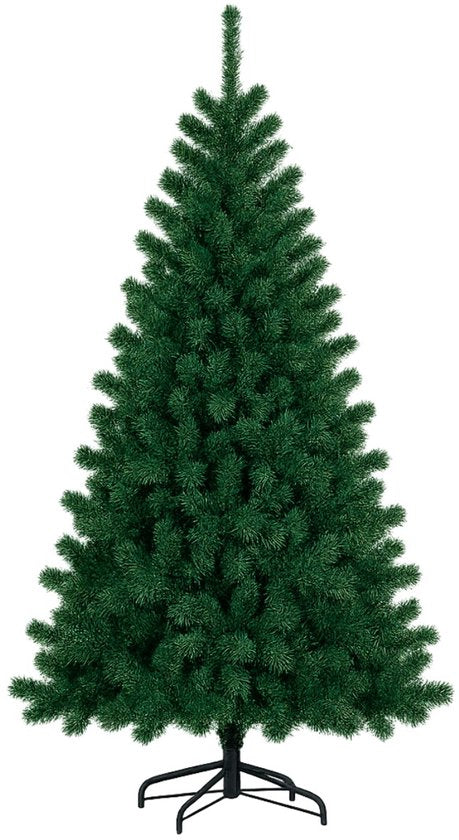 Arti Casa Kunst-Weihnachtsbaum 210 cm – Fichte für Weihnachten mit Weihnachtsbaumständer – Weihnachtsbaum aus Kunststoff – Weihnachtsdekoration für den Innenbereich – Grün