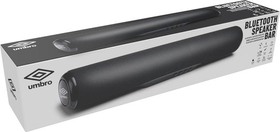 Umbro Wireless Bluetooth Lautsprecher mit Radio - Ladefunktion - Mehrfache Wiedergabe: SD-Karte, USB-Stick, AUX - Schwarz