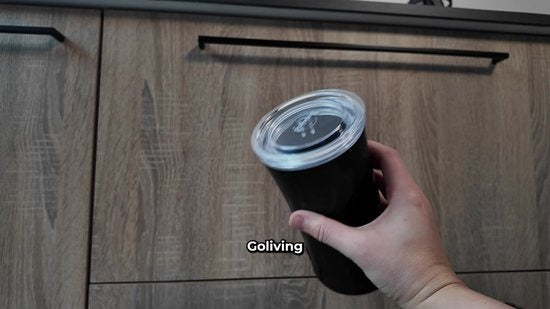 Goliving Milchaufschäumer elektrisch 4-in-1 zum Aufschäumen und Erhitzen Antihaftbeschichtung 240 ml Weiß