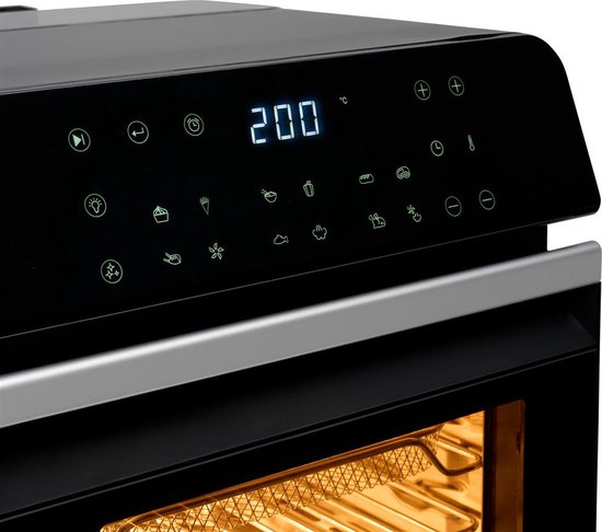 Princess 01.182085.01.001 Airfryer 10 l 1550 W Einstellbare Temperatur, Timerfunktion, Heißluftfunktion, Mit Display, Mit