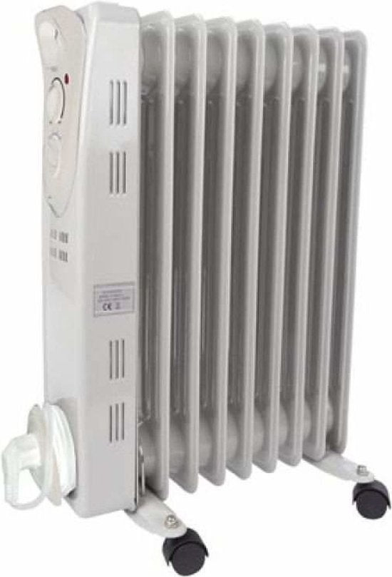 Perel Ã–lradiator, 9 Rippen, drei Heizstufen, 2000 W