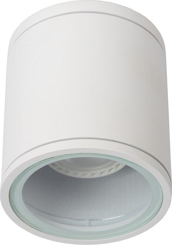 Lucide AVEN – Deckenstrahler (Deckenleuchte) für das Badezimmer – Ø 9 cm – 1xGU10 – IP65 – Weiß