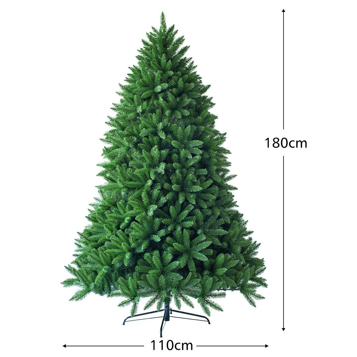 Coast 180 cm Künstlicher Weihnachtsbaum Weihnachtsbaum PVC Nadeln Kunst Baum Grün
