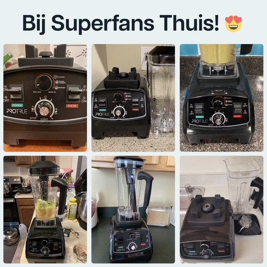 ProTrue - Extreme Blender - Smoothie-Mixer - Fruchtmixer - 2L - 2000W