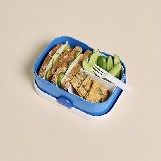 Mepal Lunchbox Campus – 750 ml – Brotdose mit Fächern für Kinder – Platz für 4 Scheiben Brot – Paw Patrol Pups