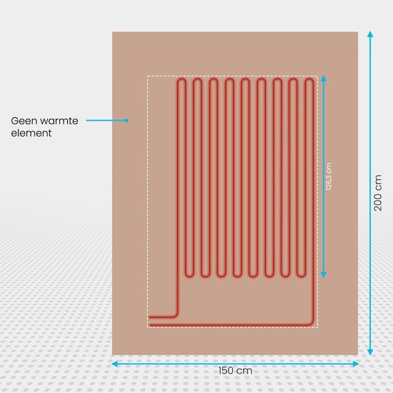 Auronic - Electric Blanket - Wärmedecke - 9 Wärmestufen - 2 Personen - 200x150 - Hellbraun