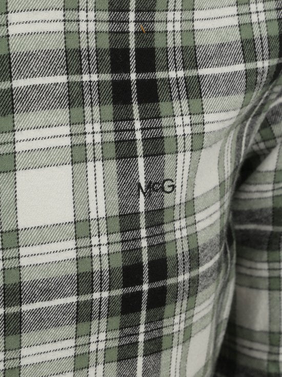 McGregor Hemd Flanell kariert Grün - Größe XL - Männer - Hemden Casual