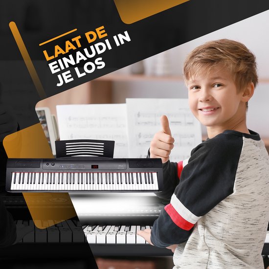 Finesse Digital Piano - 88 gewichtete Tasten - Ständer & Hocker - Keyboard Piano - Electric Piano - Erwachsene & Kinder