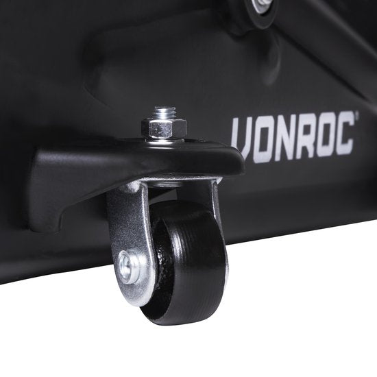 VONROC Wagenheber - Garagenwagenheber - 2 Tonnen - Max. 33 cm. - Inkl. langem Hebegriff