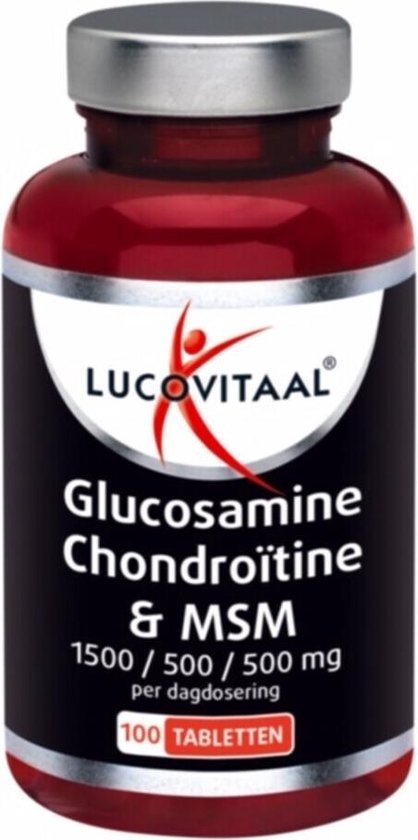 Lucovitaal - Nahrungsergänzungsmittel - Glucosamin / Chondroitin / msm - 100 Tabletten