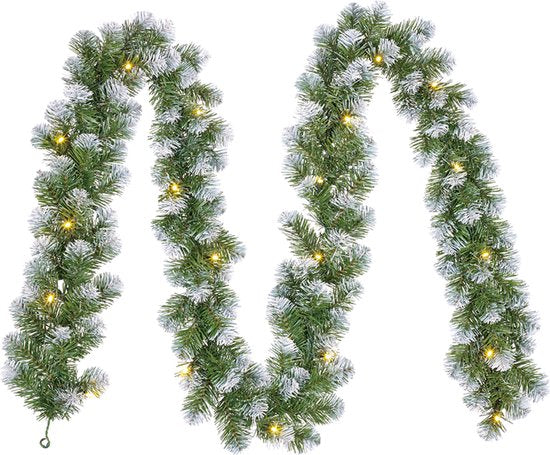 Black Box Trees – Norton-Girlande, matt, grüne LEDs –  L 270 x T 20 cm