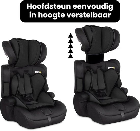 Oemmie Autositz i-Size - Autositze - Autokindersitz - Autositz - Gruppe 1/2/3 (67-150cm) - Schwarz