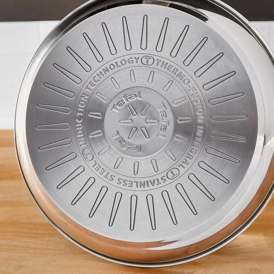 Tefal Infinite Edelstahl-Pfanne 24 cm, PFOA-frei