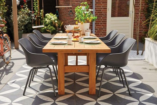Hartman Sophie Rondo Elegance Gartenstuhl – 2er-Pack – Anthrazit