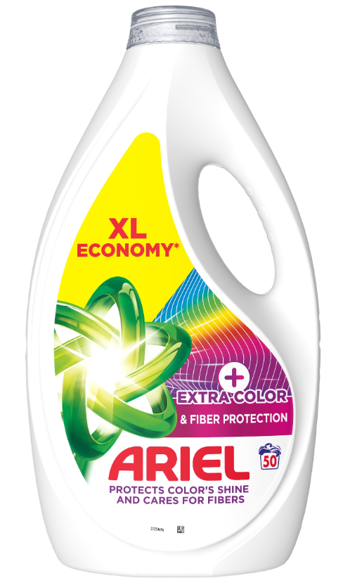 Ariel Flüssigwaschmittel + Extra Color & Fiber Protection – 50 Waschgänge