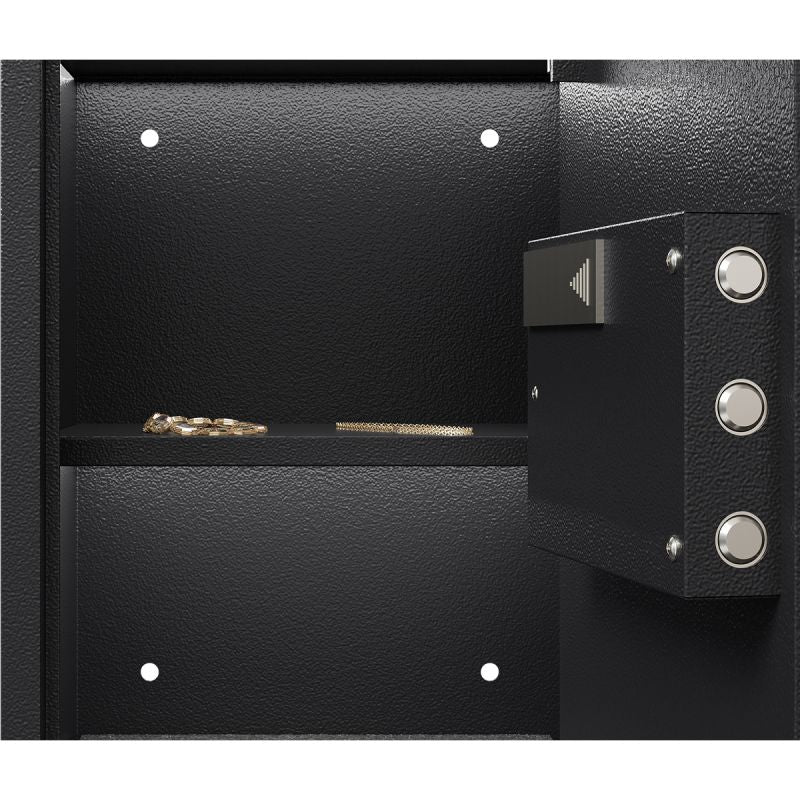 Auronic Electronic Safe Extra Large - 54L - Stahl - Schwarz
